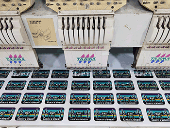 Custom embroidered patches